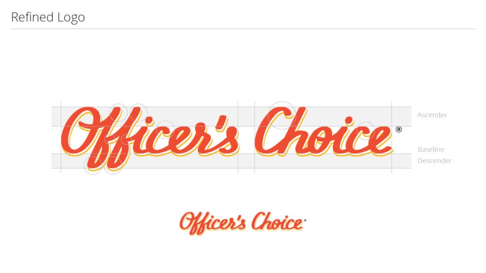 Officer's Choice Bottle Design Concepts