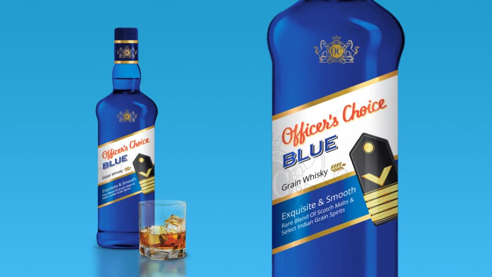 Officer's Choice Premium Bottle Design Showcase