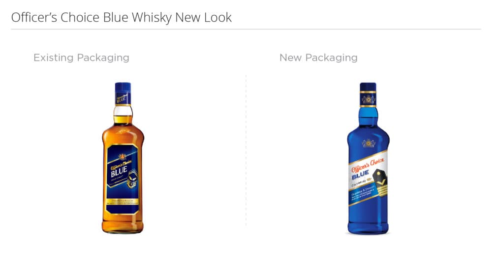 Officer's Choice Bottle Mockup 3